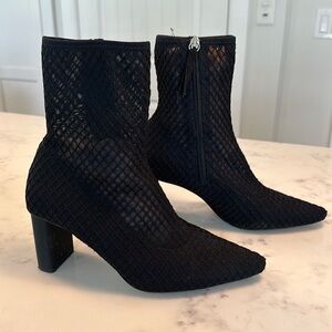 Zara Booties with Mesh Detail